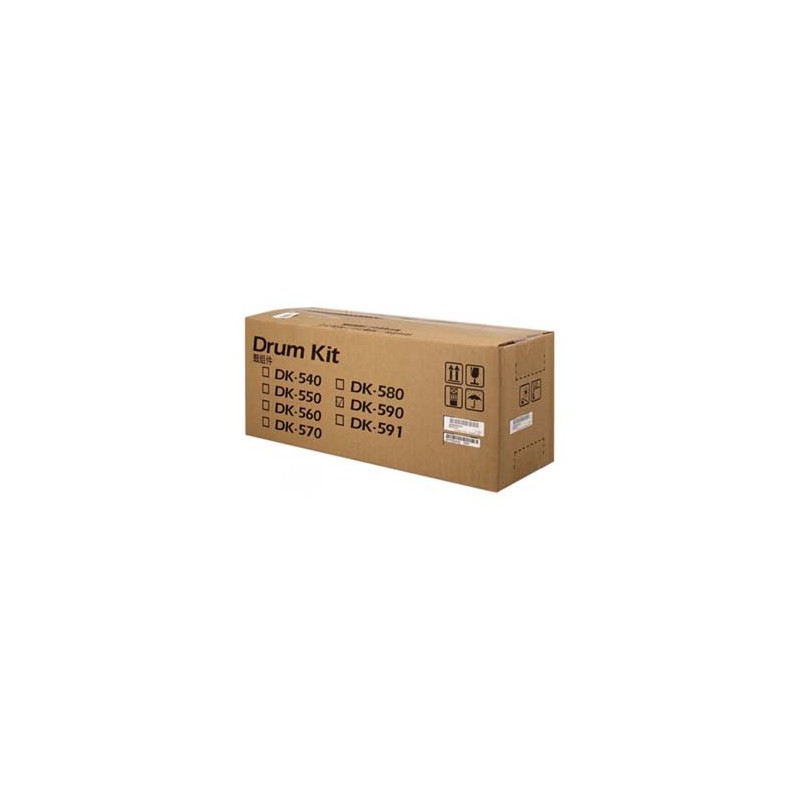 Kyocera oryginalny bęben DK-590K, 302KV93017, 302KV93018, 302KV93010, 302KV93014, black, 200000s
