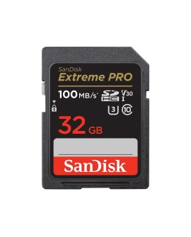 SANDISK EXTREME PRO SDHC 32GB 100/90 MB/s A2