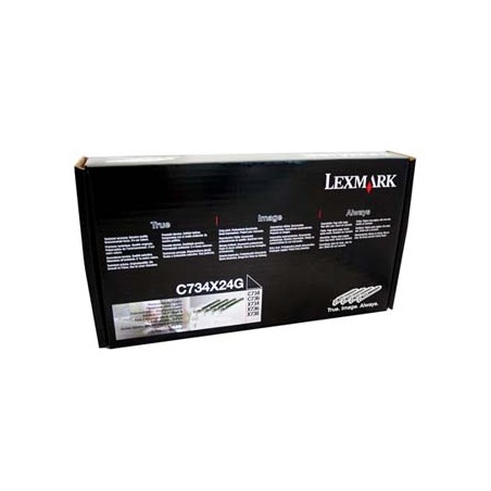Lexmark oryginalny bęben C734X24G, CMYK, 80000 (4x20000)s, 4 ksks