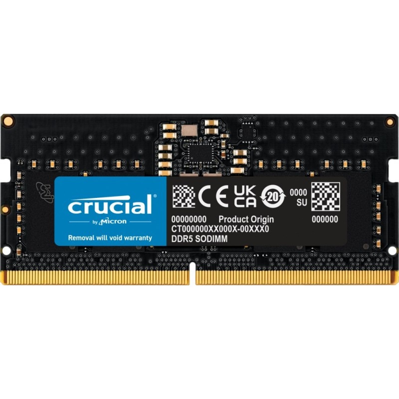 Crucial CT8G48C40S5 moduł pamięci 8 GB 1 x 8 GB DDR5 4800 MHz