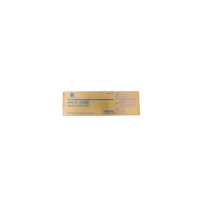 Konica Minolta oryginalny developer A0XV0KD, DV-311C, cyan, 115000s