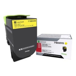Lexmark oryginalny toner 71B0040, yellow, 2300s