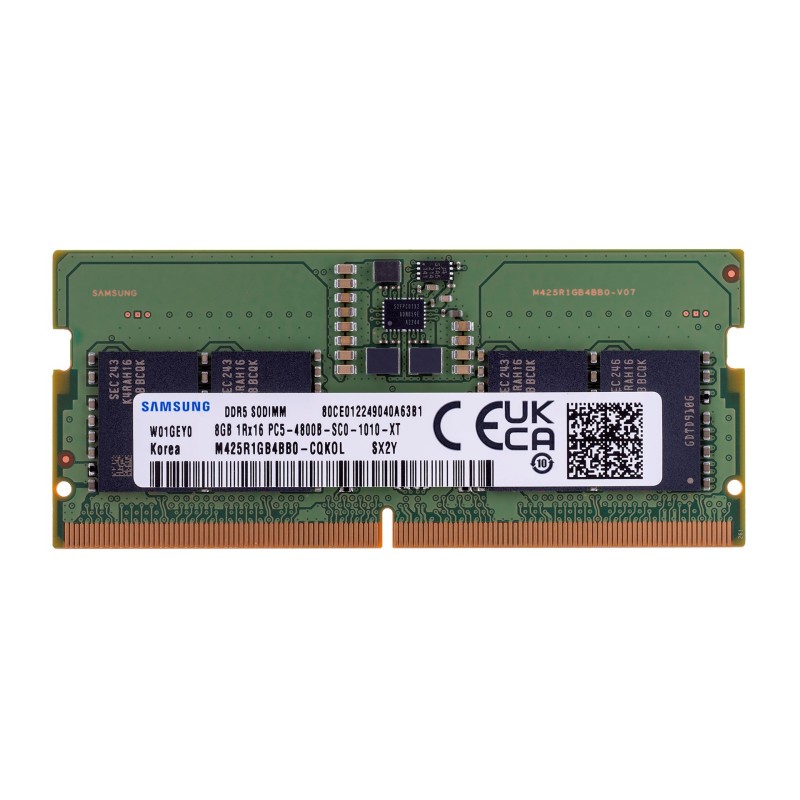Samsung SO-DIMM 8GB DDR5 1Rx16 4800MHz PC5-38400 M425R1GB4BB0-CQK