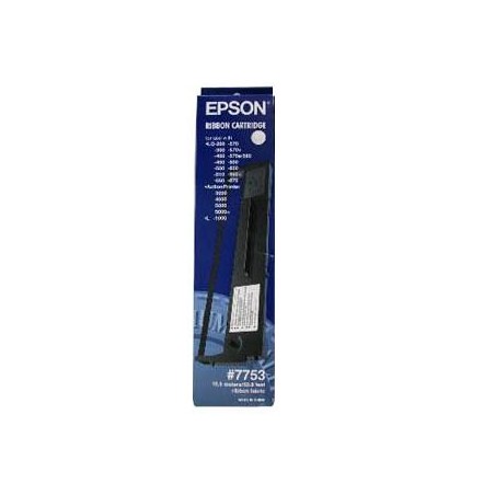 Epson oryginalny taśma do drukarki, C13S015337, czarna, Epson