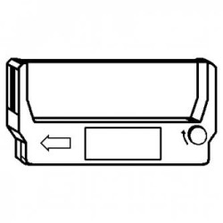 Kompatybilny tasma do kas fiskalnych, ERC 23, fioletowy, dla Epson M 250, RP 265, TM 270