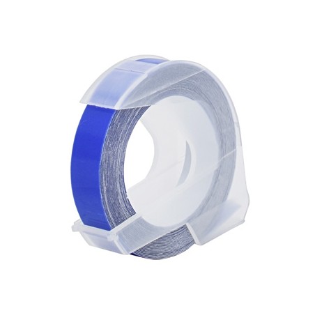 Dymo oryginalny taśma do drukarek etykiet, Dymo, S0898140, biały druk/niebieski podkład, 3m, 9mm, opakowanie 10 szt, cena za 1 s