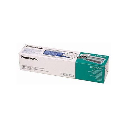 Panasonic oryginalny folia do faxu KX-FA55A, 2*150str., Panasonic Fax KX-FP 82, 80, 81, 85, 86, 150, 155, KX-FM 90