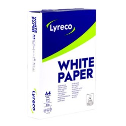 Papier kserograficzny Lyreco, A4, 80 g/m2, biały, 500 arkusza, EOL