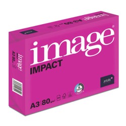 Papier kserograficzny Image, Impact A3, 80 g/m2, biały, 500 arkusza, spec. do kolorowych laser., EOL