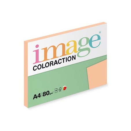 Papier kserograficzny Coloraction, Savana, A4, 80 g/m2, jasny pomarańczowy, 100 arkusza, nadaje się do druku atramentowego