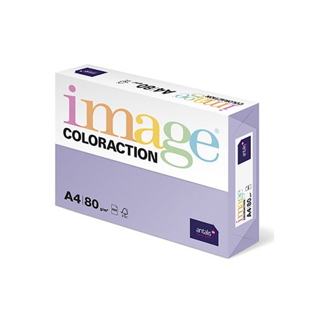 Papier kserograficzny Coloraction, Tundra, A4, 80 g/m2, jasny fioletowy, 500 arkusza, nadaje się do druku atramentowego