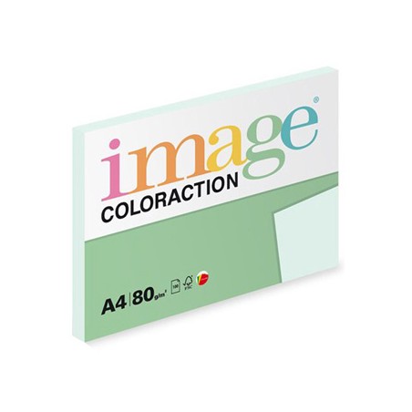 Papier kserograficzny Coloraction, Lagoon, A4, 80 g/m2, jasny niebieski, 100 arkusza, nadaje się do druku atramentowego