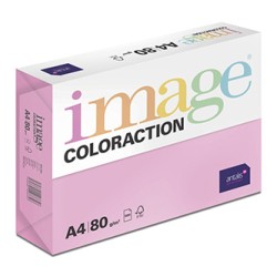 Papier kserograficzny Coloraction, Malibu, A4, 80 g/m2, refleksyjny różowy, 500 arkusza, nadaje się do druku atramentowego