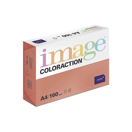 Papier kserograficzny Coloraction, Chile, A4, 160 g/m2, ciemne czerwony, 250 arkusza, nadaje się do druku atramentowego