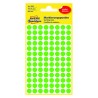 Avery Zweckform etykiety 8mm, zielony, 104 etykiety, do znakowania, zdejmowane, pakowane po 4 szt., 3592, do pisma odręcznego