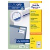 Avery Zweckform etykiety 38 x 21.2 mm, A4, białe, 65 etykiety, pakowane po 100 szt., 3666, do drukarek laserowych i atramentowyc