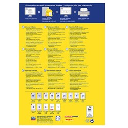 Avery Zweckform etykiety 97 x 67.7 mm, A4, białe, 8 etykiety, QuickPEEL, pakowane po 30 szt., 4782, do drukarek laserowych i atr