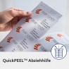 Avery Zweckform etykiety 48.5 x 25.4 mm, A4, białe, 40 etykiety, pakowane po 10 szt., 6126, do drukarek laserowych i atramentowy