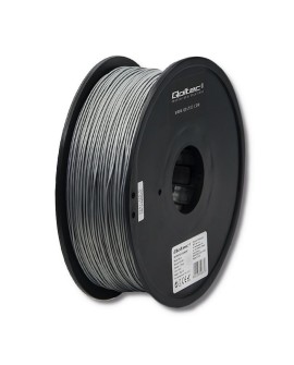 Qoltec 50673 materiały drukarskie 3D Kwas polimlekowy (PLA) Srebrny 1 kg