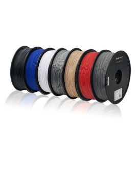 Qoltec 50673 materiały drukarskie 3D Kwas polimlekowy (PLA) Srebrny 1 kg