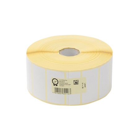 Brother etykiety papierowe 51mm x 26mm, biała, 3250 szt., LCE1E026051127P, drukarki z serii TD