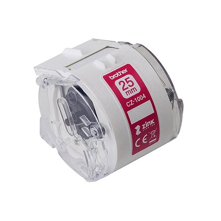 Brother taśma papierowa 25mm x 5m, biała, CZ1004, do drukarki VC-500W