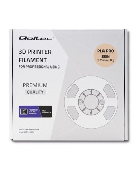 Qoltec 50676 materiały drukarskie 3D Kwas polimlekowy (PLA) Opalony/Jasnobrązowy 1 kg