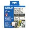 Brother rolka folii 62mm x 15.24m, biała, 1 szt., DK22212, do drukowania etykiet