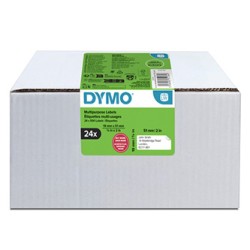 Dymo etykiety papierowe 51mm x 19mm, białe, uniwersalne, usuwalne, 24 x 500 szt., 2234184, op. 24 rolki, cena za 1 szt