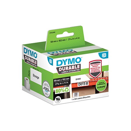 Dymo etykiety polipropylenowe 102mm x 59mm, białe, adresowe, 300 szt., 2112290