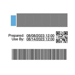Dymo etykiety papierowe 70mm x 54mm, białe, Etykiety gastronomiczne, 1x400 szt., 2187329