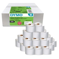 Dymo etykiety papierowe 101mm x 54mm, białe, adresowe, 24 x 220 szt., 2223588, op. 24 rolki, cena za 1 szt