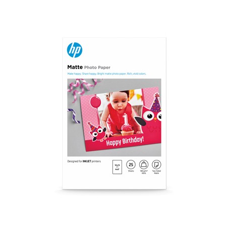 HP Matte FSC, 7HF70A, papier, matowy, biały, 180 g/m2, szt.