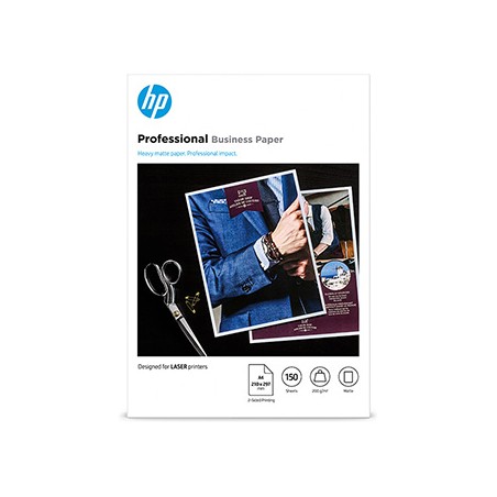 HP PROF MATTE FSC, 7MV80A, papier, matowy, biały, A4, 200 g/m2, 150 szt., niewymieniono