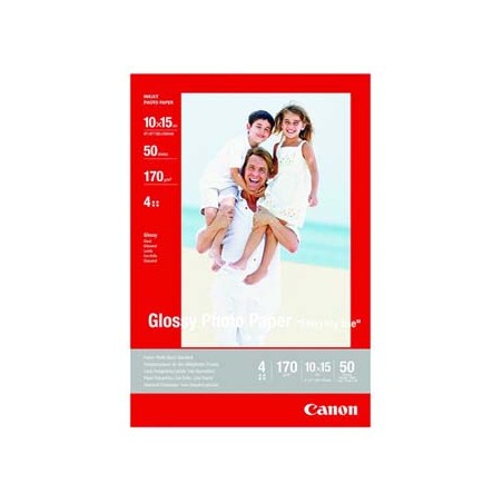 Canon Photo paper glossy, GP-501, foto papier, połysk, 0775B005, biały, 10x15cm, 4x6", 210 g/m2, 10 szt., atrament