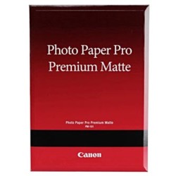 Canon PM-101 Photo Paper Premium Matte, PM-101, foto papier, matowy, 8657B017, biały, A2, 16.54x23.39", 210 g/m2, 20 szt., niewy