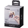 Canon XC-60L papier + ink, XC-60L, foto papier, samoprzylepny, 6756C001, biały, 60 szt., termosublimacyjny,SELPHY Square QX20