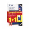 Epson Ultra Glossy Photo Pape, C13S041926, foto papier, + 20 szt gratis typ połysk, biały, R200, R300, R800, RX425, RX500, 10x15