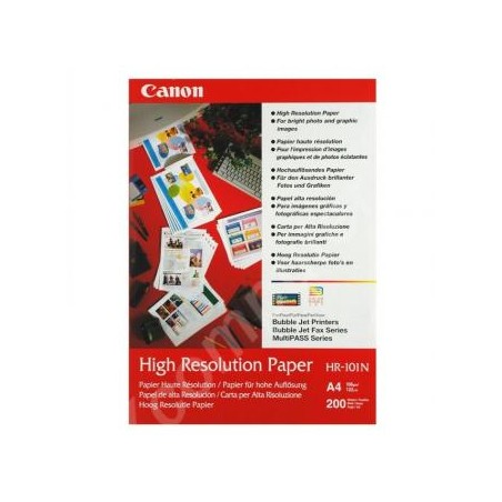 Canon High Resolution Paper, HR-101 A4, foto papier, wodoodporny, 1033A001, biały, A4, 106 g/m2, 200 szt., atrament
