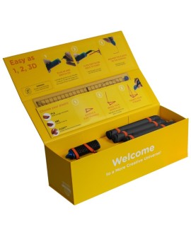 3Doodler MINT Schulset Create+ Learning 3D Drucker-Stift 3 mm długopis 3D 2,2 mm Czarny