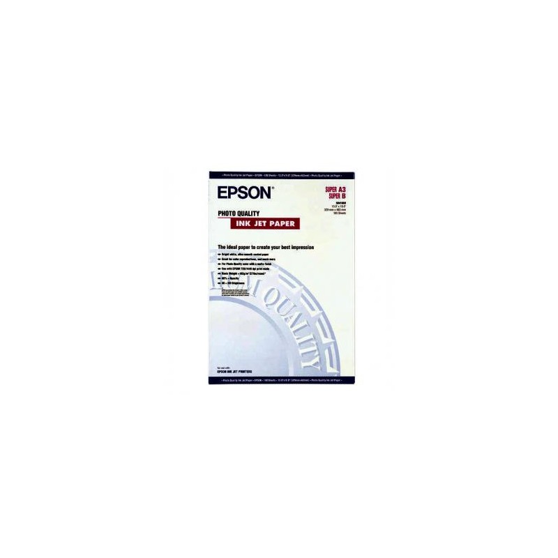Epson Photo Quality InkJet Pa, C13S041069, foto papier, matowy, biały, Stylus Pro XL, XL+,1500, Laser 15, A3+, 104 g/m2, 720dpi,