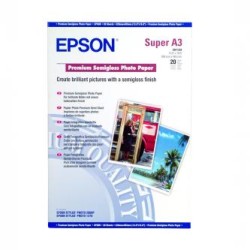 Epson Premium Semigloss Photo, C13S041328, foto papier, półpołysk, biały, Stylus Photo 1270, 2000P, A3+, 251 g/m2, 20 szt., atra