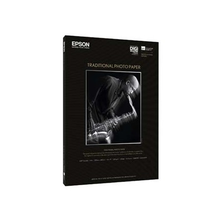 Epson 610/0.914/Traditional Photo Paper, 35.984", 25-pack, C13S045053, 330 g/m2, papier, 610mmx914mm, biały, do drukarek atramen