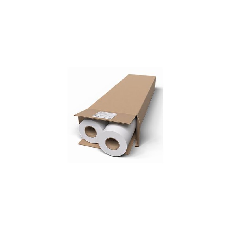 HP 914/45.7/Bright White Inkjet Paper, matowy, 36", 2-pack, A6DE6A, 90 g/m2, papier, 914mmx45.7m, biały, do drukarek atramentowy