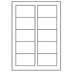 Avery Zweckform wizytówki, matowe, białe, A4, 200 g/m2, 85x54mm, 10 arkusza, do drukarek laserowych i atramentowych, O