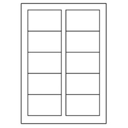 Avery Zweckform wizytówki, z gładka krawędzią, 10szt./A4, obustronne typ satin, białe, A4, 220 g/m2, 85x54mm, 10 arkusza, do dru