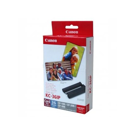 Canon Etykiety, papier, biała, 86x54mm, 36 szt., do drukarek sublimacyjnych, 7739A001AH