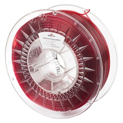 Spectrum Filament Premium PET-G 1000g, transparent red, EOL