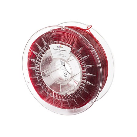 Spectrum Filament Premium PET-G 1000g, transparent red, EOL