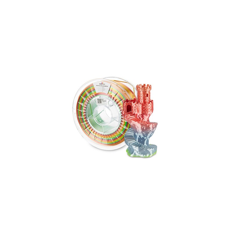 Spectrum Filament PLA Silk Rainbow 1000g, fusion